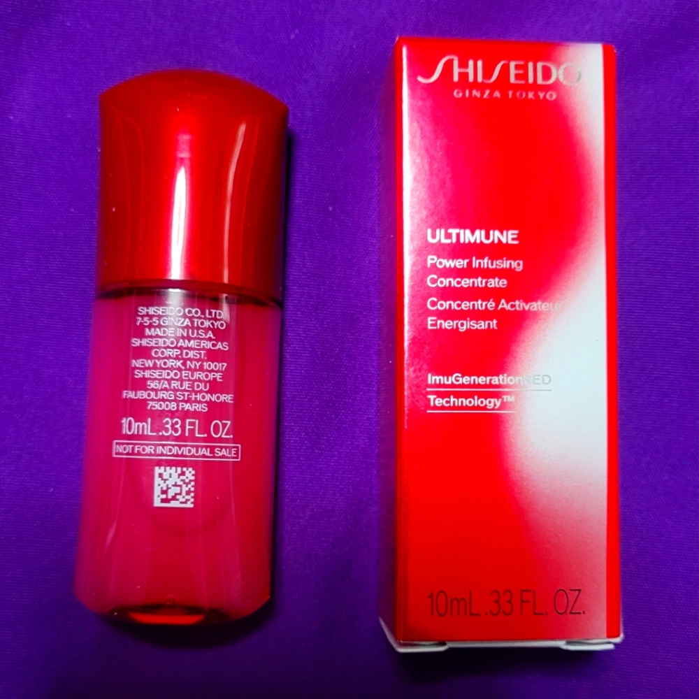 Shiseido Ultimune Power Infusing Concentrate antioxidant face serum 10mL…